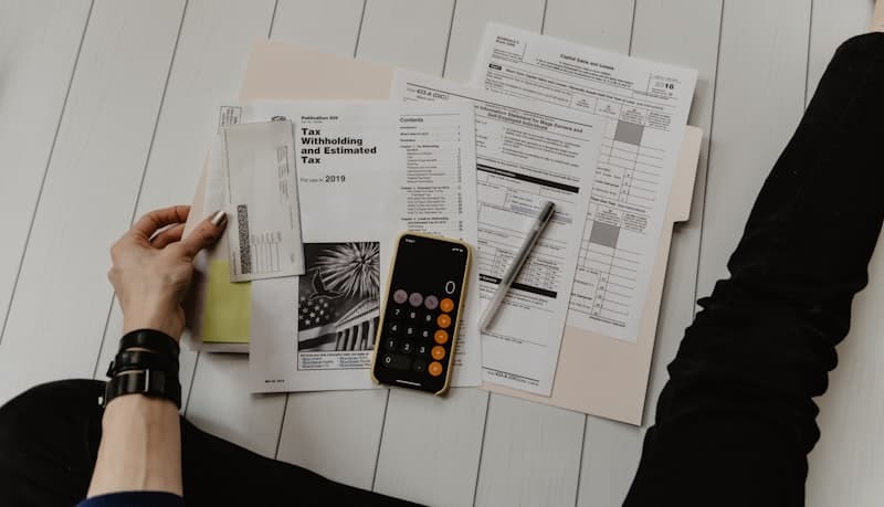 Reviewing financial documents
